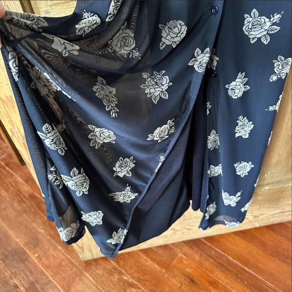 Motel Rocks button down Maxi Dress - Picture 3 of 3